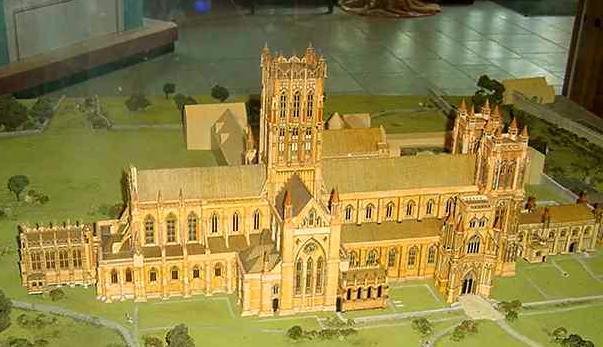 Model of Glastonbury Abbey