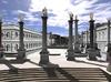 The Roman Forum in Rome Reborn