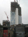 Broadgate Tower under construction, July 2007