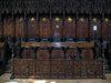 One of the choir stalls