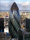30 St Mary Axe from 20 Fenchurch Street